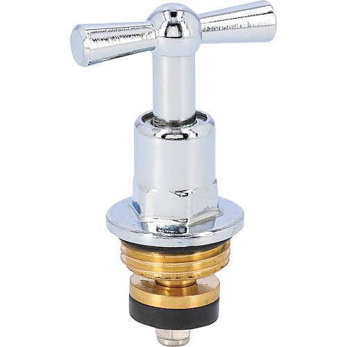Tête de robinet DN 15 (1/2"), chromée Standard 1