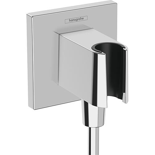 Coude de branchement mural avec support de douche Fixfit E Porter Standard 1