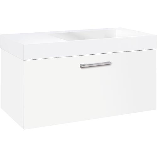 Meuble sous-vasque Elisa avec vasque en fonte minérale Standard 1