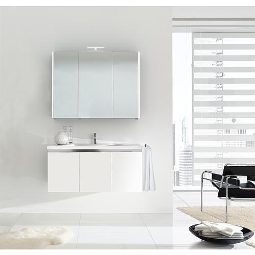 Kit meubles de salle de bain Enovi, avec 3 portes pivotantes Standard 1