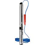 Pompes pour puits profonds OT 4", 400 V, type DRP avec protection contre la marche à sec dans le câble moteur