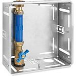 Boîtiers encastrés pour compteurs à eau 110 mm type MS mini, laiton, sans cache