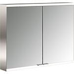 Armoire avec miroir LED Emco Prime2 Facelift 800, 783x700x152mm, 2 portes, aluminium/miroir