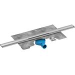 Evenes caniveau de douche linéaire WALL set complet, modèle de rénovation