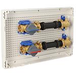 Unité de comptage d'eau potable K4CC DUO, avec système de raccords rapides Fastec®, pour montage encastré