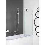 Panneau pour baignoire Rock, 1 porte battante en verre