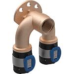 Geberit FlowFit équerre de raccordement double 90