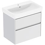 Meuble sous-vasque Plan Renova avec lavabo en céramique de 700 mm de largeur
