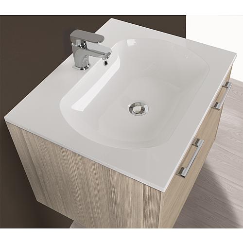 Meuble sous-vasque Eni avec vasque en fonte minérale, largeur 600 mm Anwendung 2