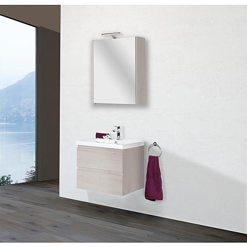 Kit meuble de salle de bain Elai, largeur 610 mm Standard 1