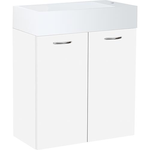 Meuble sous-vasque avec vasque en fonte minérale Standard 1
