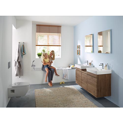 Armoire sous-lavabo avec vasque en céramique, largeur 550 mm Anwendung 5