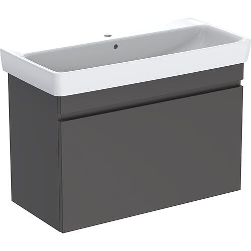 Meuble sous-vasque avec lavabos en Céramique, 850 mm de large Standard 2