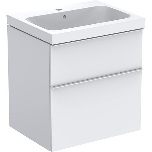 Meuble sous vasque iCon avec vasque en céramique, largeur 600 mm Standard 1