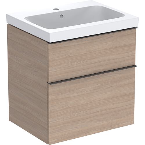 Meuble sous vasque iCon avec vasque en céramique, largeur 600 mm Standard 3
