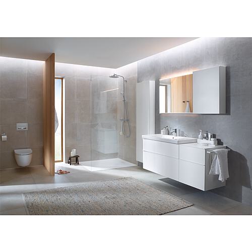 Meuble sous vasque iCon avec vasque en céramique, largeur 900 mm Anwendung 3