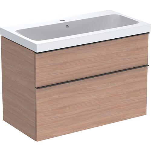 Meuble sous vasque iCon avec vasque en céramique, largeur 900 mm Standard 3