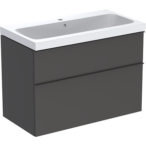 Meuble sous vasque iCon avec vasque en céramique, largeur 900 mm Standard 4