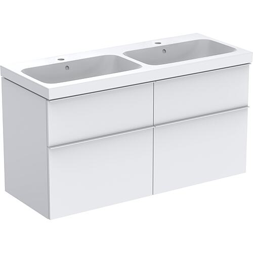 Armoire sous-lavabo avec double vasque, largeur 1200 mm Standard 1