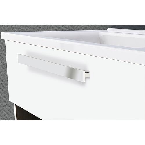 Meuble sous-vasque Edia avec vasque en céramique