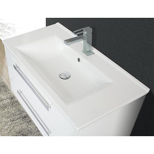 Meuble sous-vasque Edia avec vasque en céramique