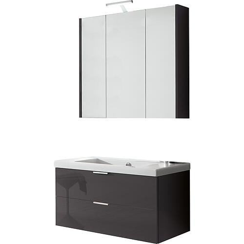 Kit meubles de salle de bains Epil, avec 2 tiroirs Standard 3