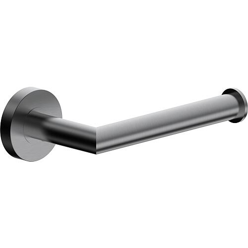 Porte rouleau de papier Eldrid sans couvercle Laiton Couleur Gunmetal carré droite
