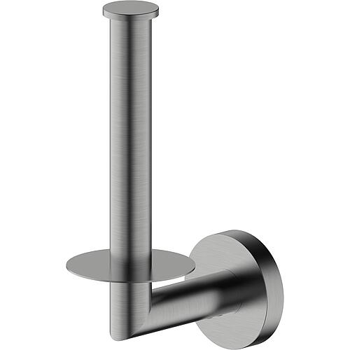 Porte-rouleaux de papier Eldrid laiton couleur Gunmetal vertical rectangulaire