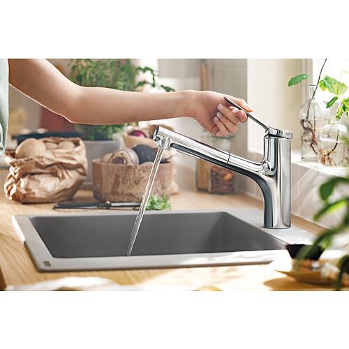 Hansgrohe Mitigeur d’évier 150 Zesis M33 avec douchette extractible
