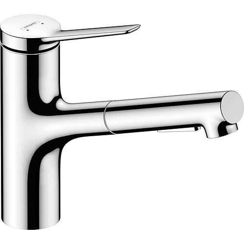 Mitigeur d'évier Hansgrohe 150 Zesis M33 douchette extractible 2jet chrome