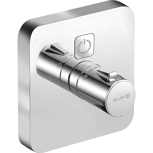 Thermostat encastré Push, 1 consommateur, d’angle Standard 1