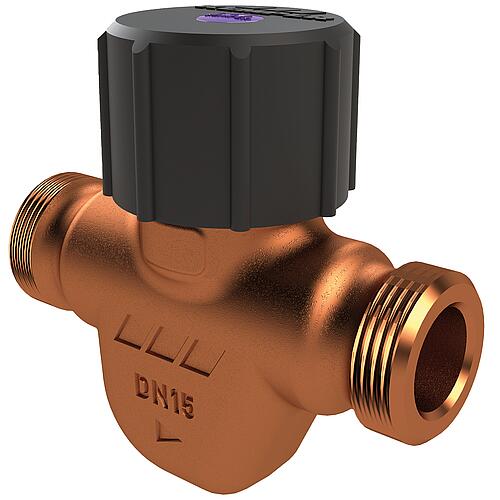 Vanne de régulation de circulation ETA-Therm, 62°C à 64°C
 Standard 1