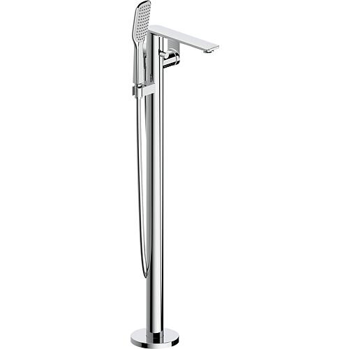 Set de mitigeurs bain/douche sur pied Nomoro avec douchette, saillie 219 mm, chrome