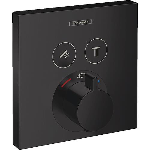 Mitigeur thermostatique encastré Hansgrohe ShowerSelect 
pour 2 fonctions 
 Standard 2