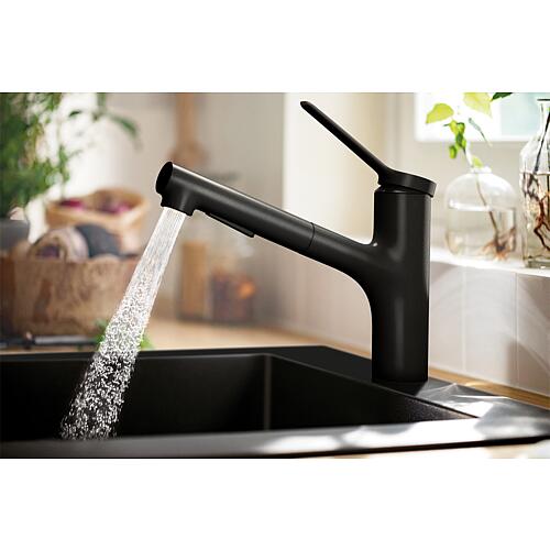 Hansgrohe Mitigeur d’évier 150 Zesis M33 avec douchette extractible Anwendung 1