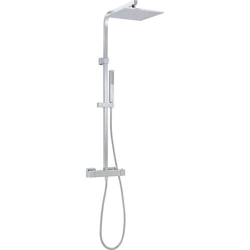 Colonne de douche Samba II avec Thermostat, hauteur 1053 mm, chromé