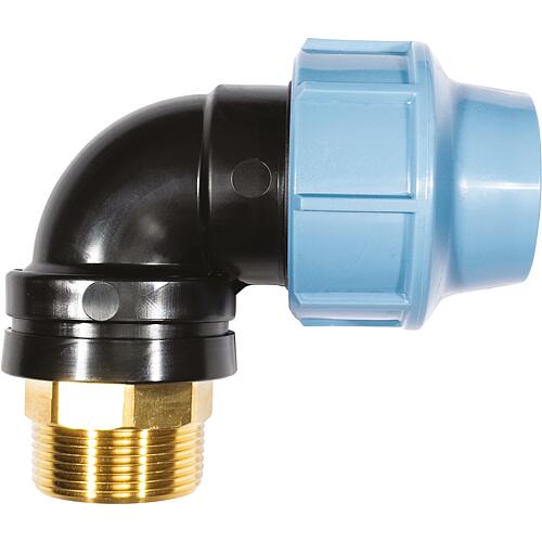 Coude de jonction 90° (laiton mâle) Standard 1