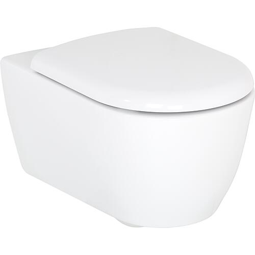 WC suspendu AIMERA lxhxp : 355x360x540 mm sans bord de rincage, céramique blanc