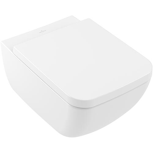 WC suspendu à fond creux Venticello carré sans bride avec DirectFlush Villeroy & Boch Standard 1