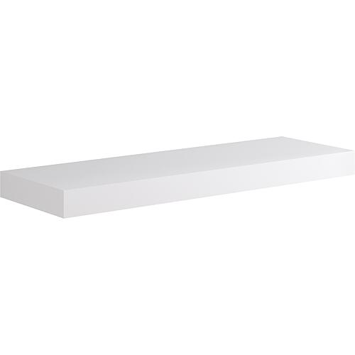 Console Kasari blanc mat, sans perçage ni support, 1400x100x460mm