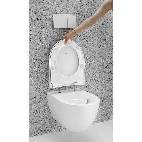 Pack combiné Acanto pour WC, sans bride, avec TurboFlush (technologie de rinçage à tourbillon)