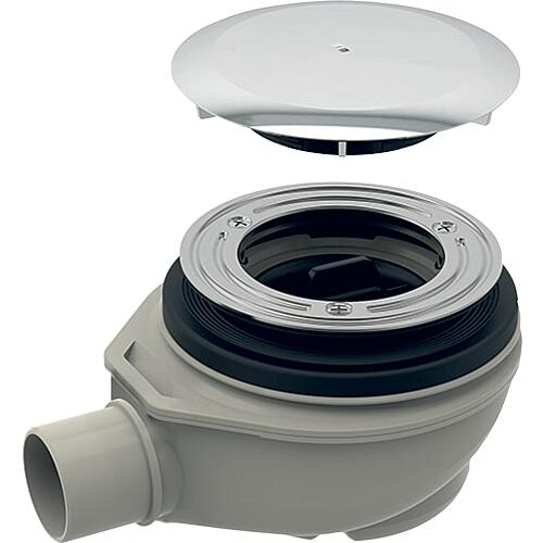 Kit d'écoulement pour receveur de douche, ø 90 mm, avec Capot Standard 1