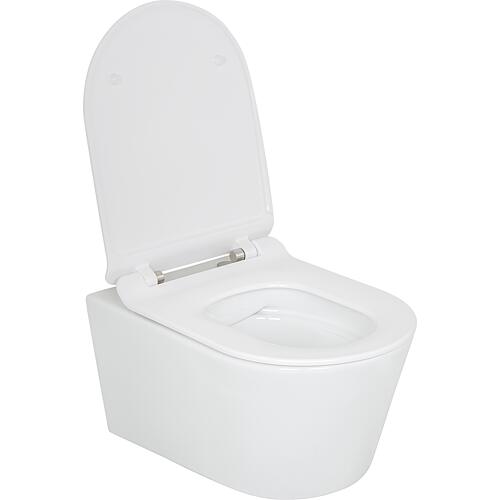 WC suspendu à fond creux Kureika Sans bride Standard 2