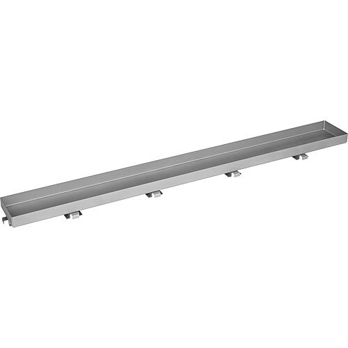 Grille en acier inoxydable "Grate Stone" à carreler. Compatible avec le caniveau de douche Aqua Ambient Standard 1