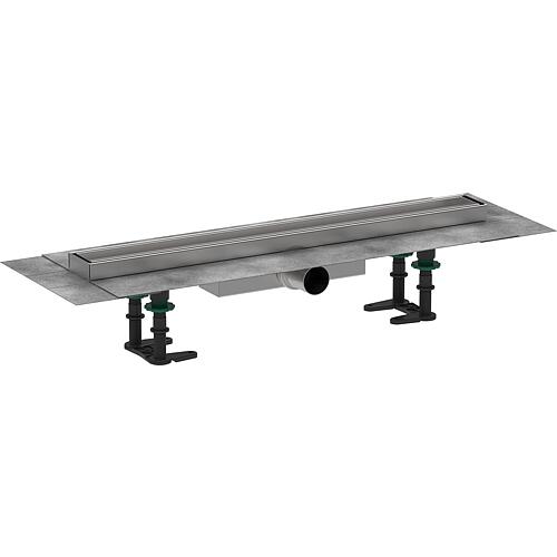 Kit complet RainDrain Compact pour une installation plate, pouvant être carrelé  
 Standard 1