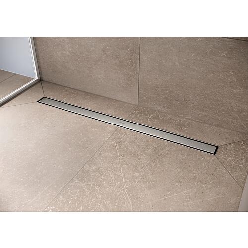 Kit complet RainDrain Compact pour une installation plate, pouvant être carrelé  
 Anwendung 1