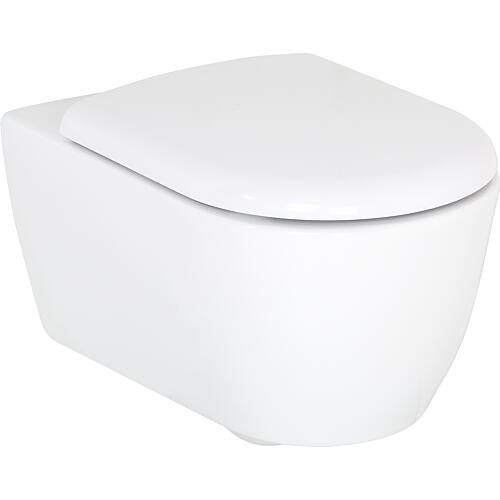 Pack combiné Evenes Aimera WC suspendu Aimera sans bride avec abattant WC Turvo softclose Standard 1
