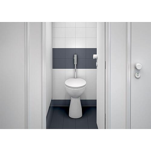 Robinet temporisé WC  Schell Schellomat Basic sans pré-verrouillage Anwendung 1