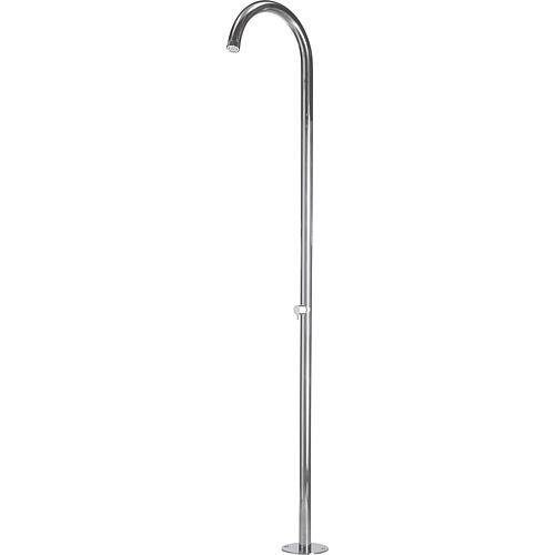 Colonne de douche Ekta 2.0 avec mitigeur monocommande pour eau chaude/eau froide, hauteur 2285mm, inox poli