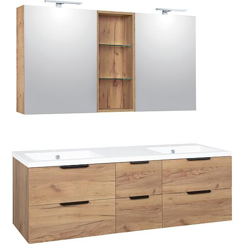 Ensemble meubles de salle de bain Lossa avec 6 Tiroirs Standard 3